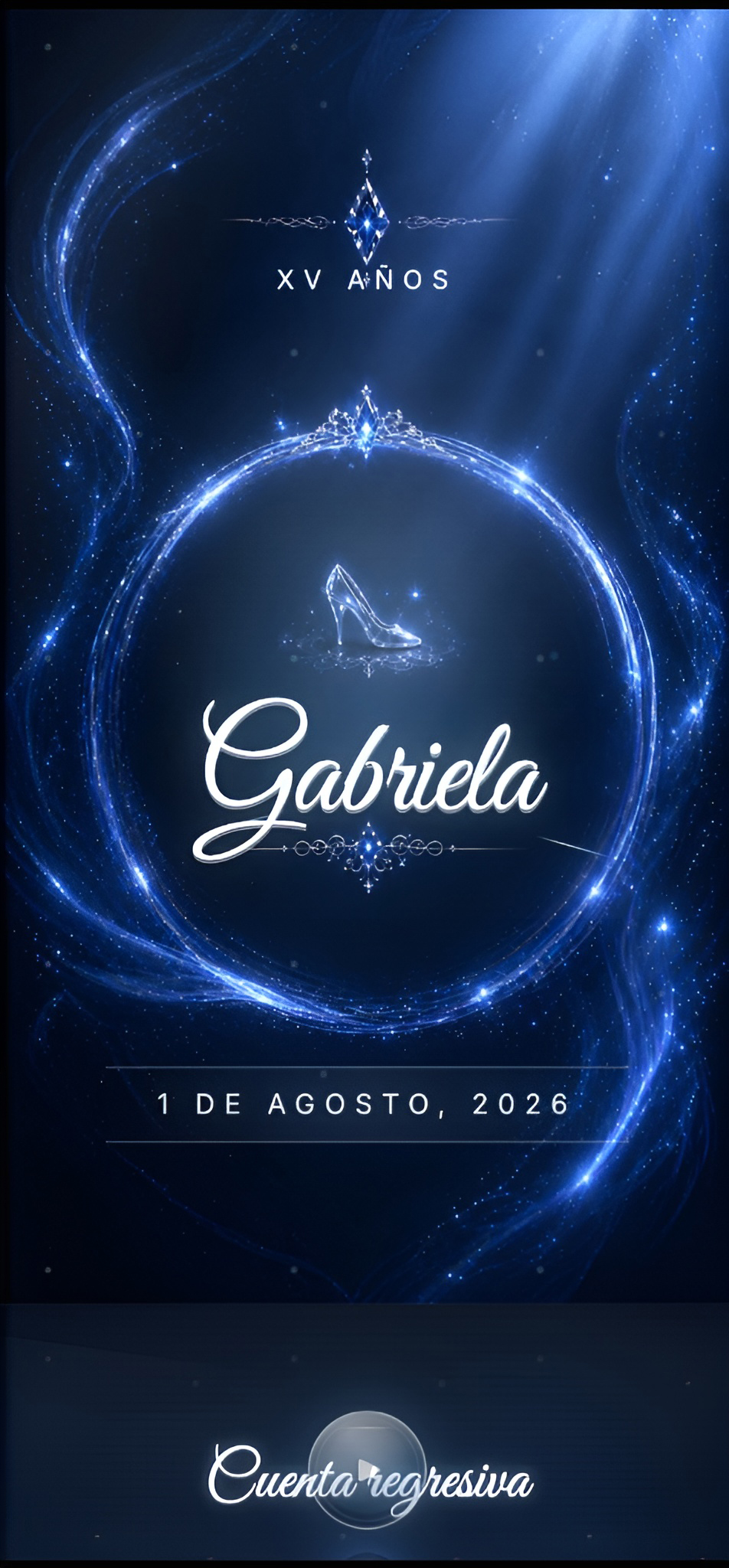 Invitación premium en Nuvea Studio